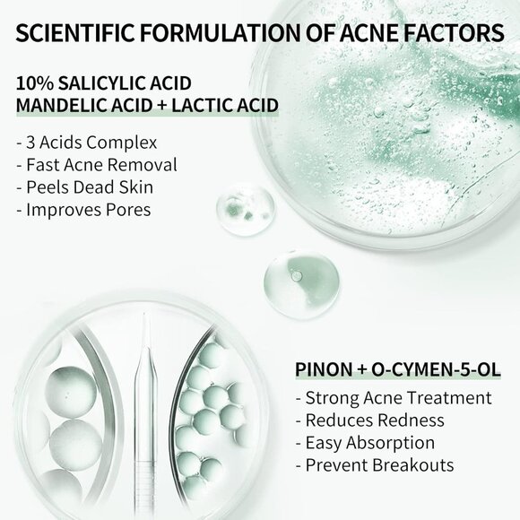 (2) LANBENA Acne Clear Serum Sensitive Skin 1 Fl Oz each Exp: 10/10/2026 - Picture 5 of 9